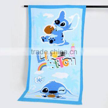 Promotional fashion custom printed beach towel with my design