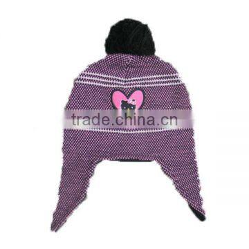 2014 children earflaps knitted hat