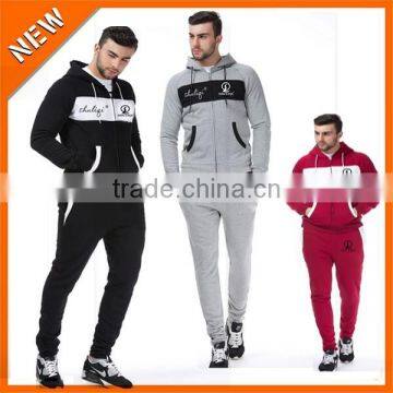 Custom Design Your Own Tracksuit Made in China /all Cotton Men Comfortable Tracksuit Wholesale H-2138