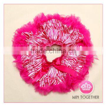 Red Polka Dotted Tutu Pettiskirt With Rosettes Wholesale