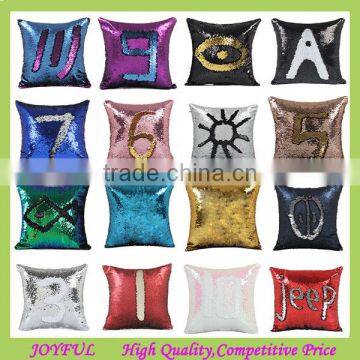 Double Sided Glitter Sofa Cushion Cover Reversible Sequin Mermaid Pillow