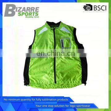 customized yellow green reflective safety vest