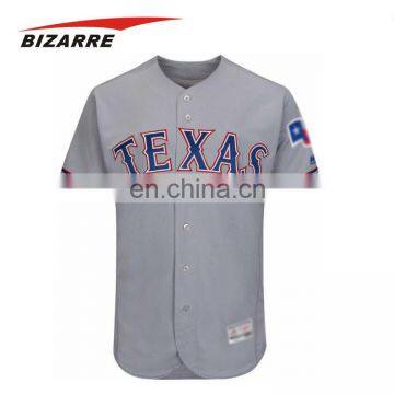 Wholesale 100% polyester baseball t shirt cheap sublimation baseball jerseys