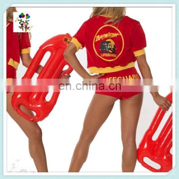 Funny Baywatch Lifeguard Costume Decorative Inflatable Surfboard HPC-0982