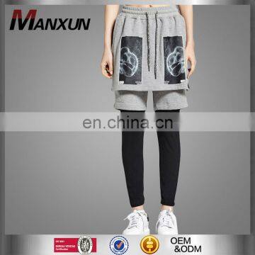 Fahion Janpan Style Hip-Hop Teenage Grey Render Pants Short Pants Men Trousers