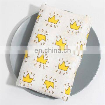 Cheap Wholesale Infant Cotton Baby Receiving Blanket Wrap Newborn Soft Touch Cute Baby Muslin Swaddle