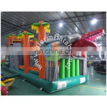 2016 Aier dragon inflatable obstacles/inflatable jumping and running sport land