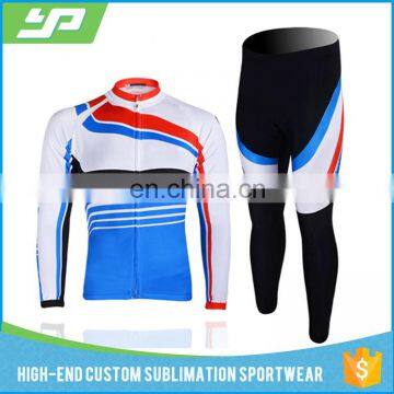 2017 Pro Team Men's Winter Comfortable Breathable Long Sleeve Custom Cycling Clothing photo-3