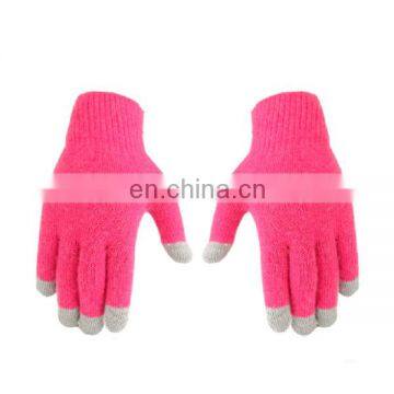 Winter fashion custom touchscreen gloves