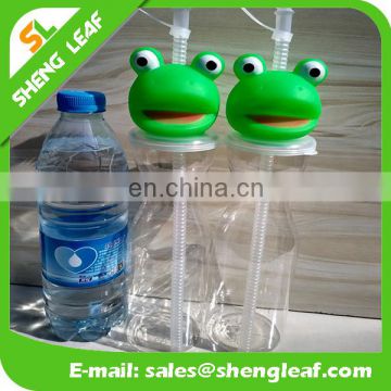 New design plastic customized logo drinking water bottle