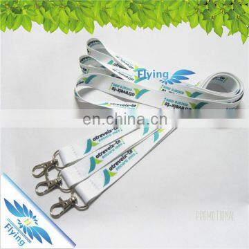 Cheap sublimation carabiner custom logo lanyard iwith lobster claw no minimum