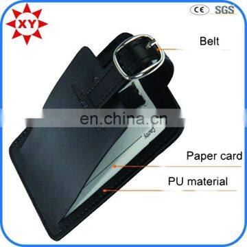 2015 new design wholesale blank leather luggage tags