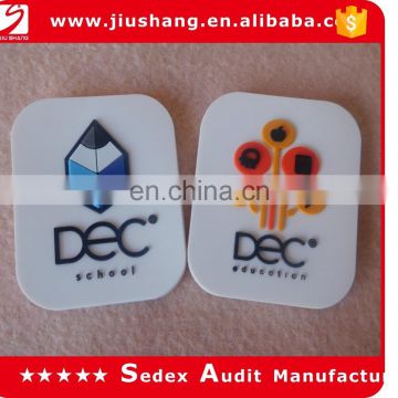 factory cheap two sided custom pvc keychains with hot sale