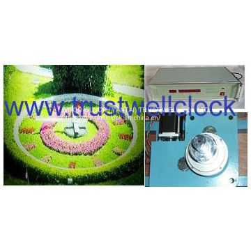 flower clocks/garden clocks and movement