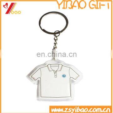 2017 Cheap T-shirt shape acrylic photo keychain