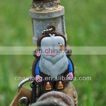 no Minimum Custom Personalized Gift Make Your Own Logo Soft Pvc Keychain/rubber Key Holder/keyring photo-3