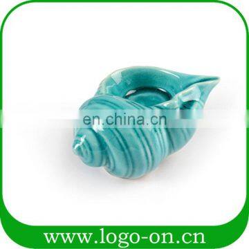 Romantic aromatherapy conch shaped ceramic candlesticks home decoration