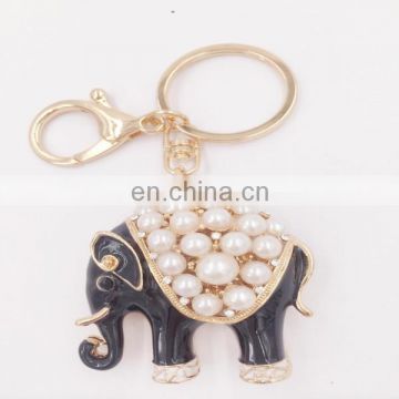 Animal Auspicious Elephant Key Chains Car Keyring Handbag Pendant Jewelry Ornaments