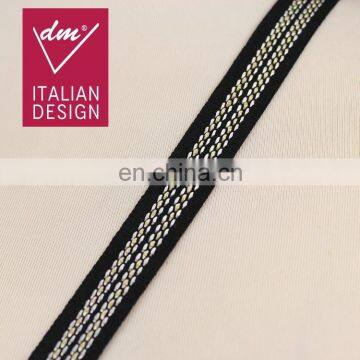 Good Quality Wholesale Black Polyester Knitted Ribbon Grosgrain Tape