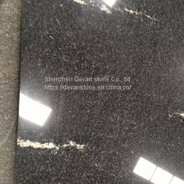 Ebony Black Granite Slab Floor Tiles Wall Tiles Home Decoration Materital photo-3