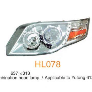 Yutong 6127H bus head lamp,bus front light(HL078)