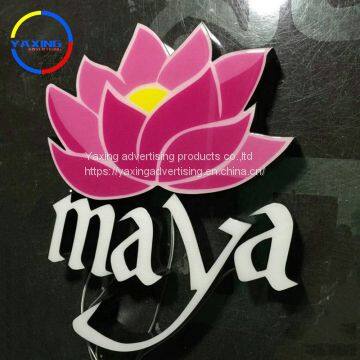 Led Illuminate 3d Acrylic Letters Fabricated Different Styles Led Alphabet Letter Signage