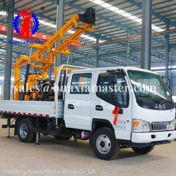 HuaxiaMaster supply underground water well drilling machine/full hydraulic truck borehole drilling rig high efficiency safe