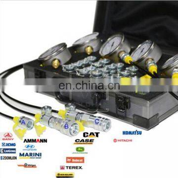 XZTK-60P Combo Excavator Hydraulic Pressure Tester Pressure Gauge Test Coupling