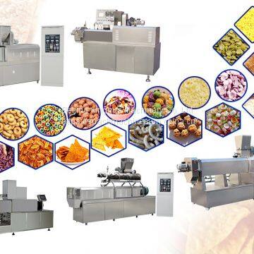 Corn Puff Snacks Making Machine Manufacturing Process
