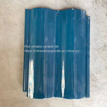 For Parks & Squares Clay Ridge Tiles Red & Blue Color Interlocking Clay Pantiles