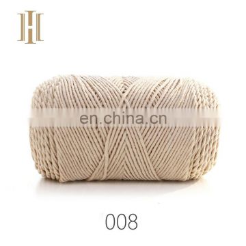 Manufacturer good colour acrylic for knitting rainbow yarn fashion colour cotton yarn