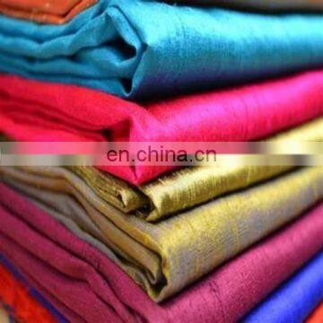 100% Polyester Dupioni Slub Silk Fabric for Curtain Cushion Table Cloth