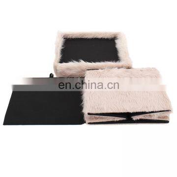 Customized Modern and Fashion Living Room Furniture Plush Foldable Storage Ottoman Folding Stools