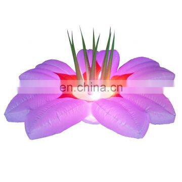 Cheap Stage Standing Decoration Night Party Props Blown Up Shape LED Lighted Inflatable Flower