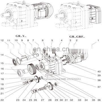 Smr Shaft Mounted Reducersmsr Reducersmr Reducer Shortest Delivery Time Helical Transmission Gear Box Gearbox Heavy Duty