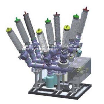 Outdoor Open Gas Insulated Metal-Enclosed Switchgear GIS photo-2