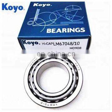 koyo inch tapered roller bearing LM67048/LM67010 bearing size 32*59*16mm