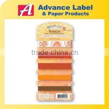 Satin Polyester Organza For Scrapbook DIY Craft Gift Printed Ribbon set