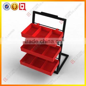 Customized 3 Tier cosmetic display stand