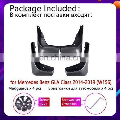 4 PCS for Mercedes Benz GLA Class W156 2014 2015 2016 2017 2018 2019 Mudguards Mudflaps Fender Guards Mud Splash Car Accessories