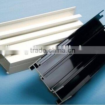brown powder coating aluminum profile customized design for windows and doors