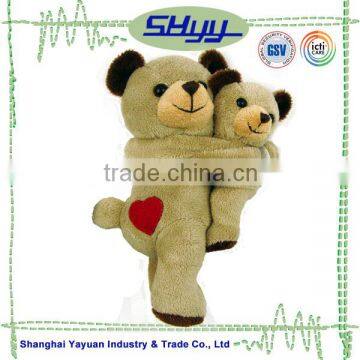 Hot sale bear shape plush magnet animal toy