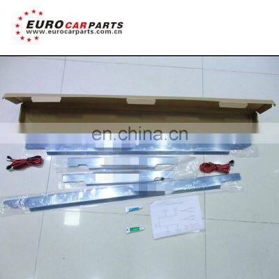 G CLASS W463 Door Sills With AM-g LED Lights for G63 G65 G500 G350 Auto Door Sills Welcome Pedal Sliver Trims for G63