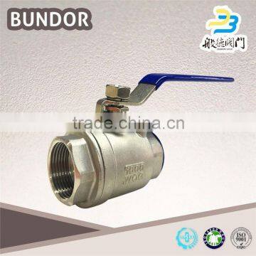 Stainless Steel Bsp Thread Ball Valve Cf8M 1000 Wog