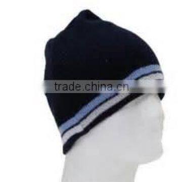 hooded flat cap with stripped edges 2014