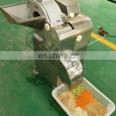 Commercial High Speed Vegetables Fruits Strawberries Apples Peaches Pears Tubers Pumpkin Dicing Machine