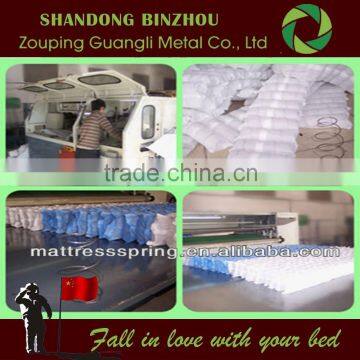 China Manufacturer High Carbon Steel Wire Rod Pocket Spring for Used Mattress