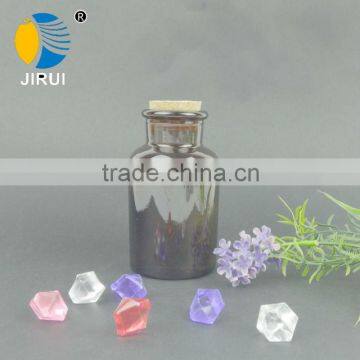 60ml wide mouth amber Chemical Reagent Bottles with wood lids