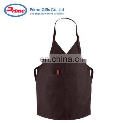 Custom Logo Cotton Tuxedo Bib Apron With Adjustable Neckband photo-2