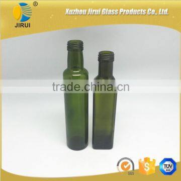 250ml Round Dark Green Glass Bottles for Olive Oil photo-5
